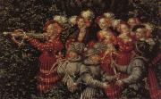 Lucas Cranach Details of The Stag Hunt oil